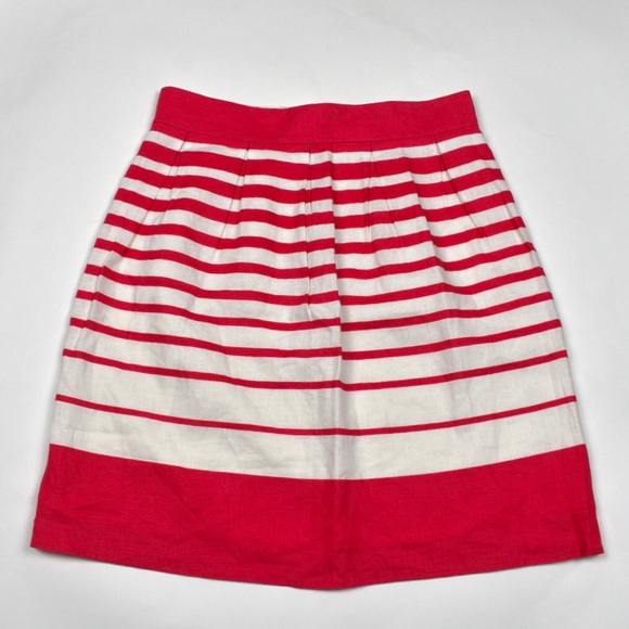 Banana Republic Dresses & Skirts - 🆕 Banana Republic Pink & White stripe skirt SZ 6